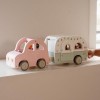 Houten auto met caravan - Toy car with caravan 